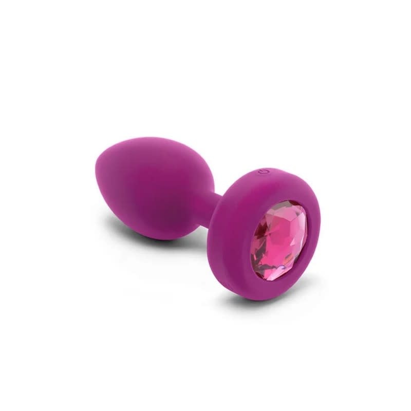 b-Vibe b-Vibe Vibrating Jewel Plug S/M (Fuchsia)