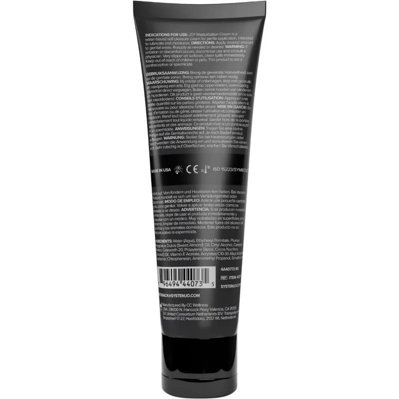 System JO JO Masturbation Cream 4 oz (120 ml)