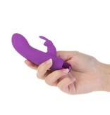 BMS Enterprises PowerBullet Alice's Bunny: Compact Dual Vibrator (Purple)