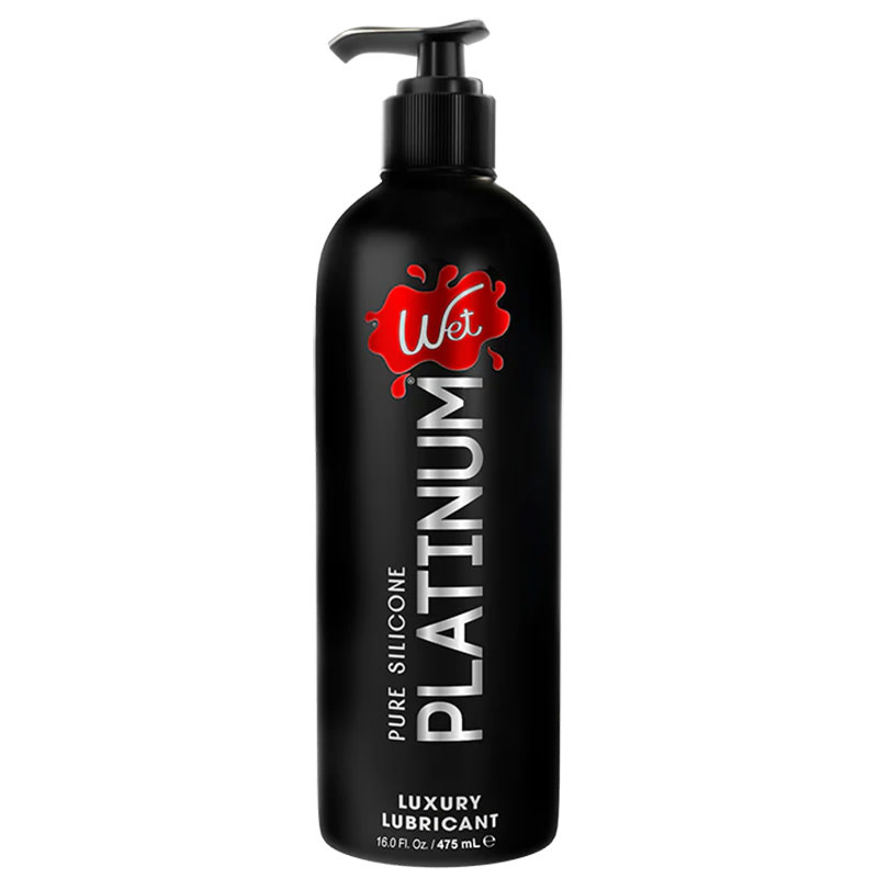 Wet Lubricants Wet Platinum Premium Silicone Lubricant 16 oz (475 ml)