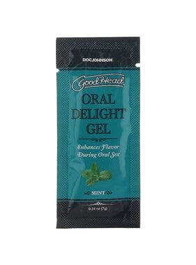 Doc Johnson Toys GoodHead Oral Delight Gel Foil (Mint)