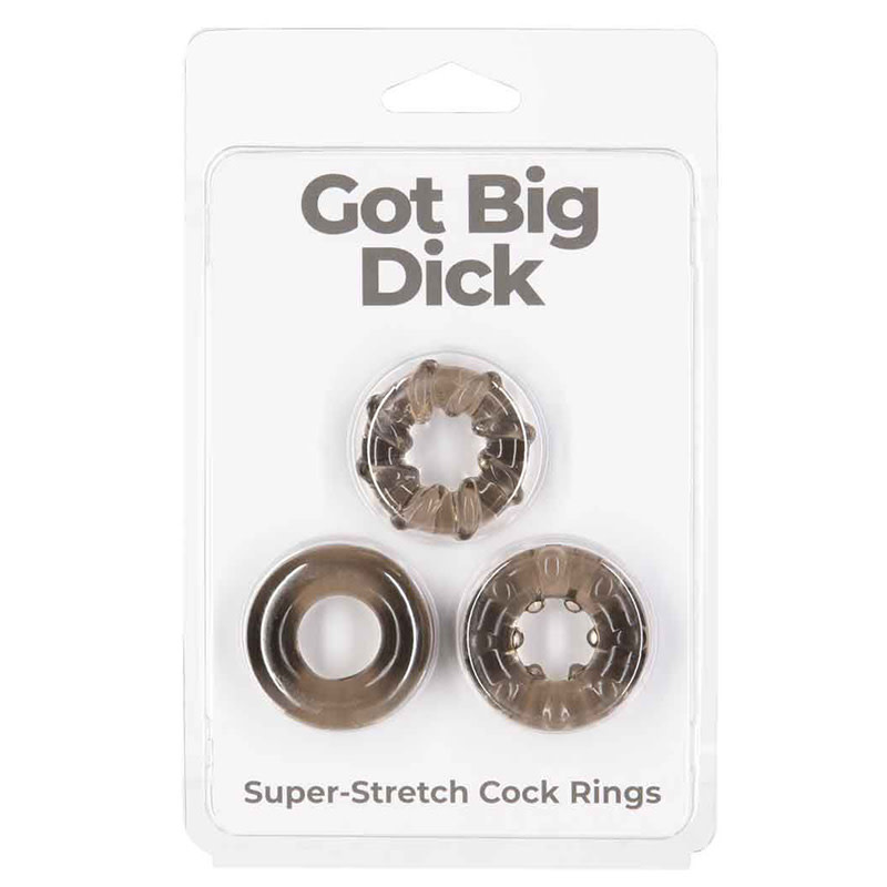BMS Enterprises Got Big Dick Cock Rings – 3 Pack