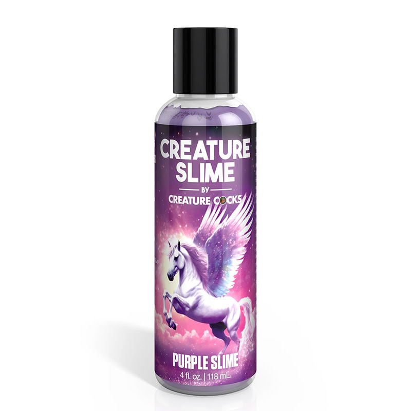 XR Brands Creature Slime Water-Based Purple Slime Lubricant 4 oz (118 ml)