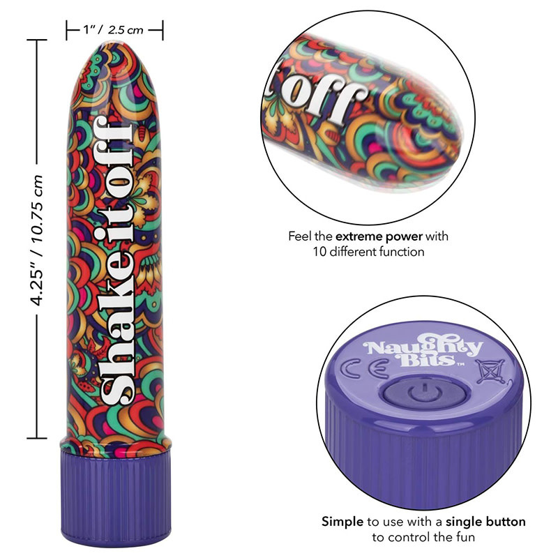 Cal Exotics Naughty Bits Shake It Off Mini Vibe
