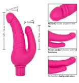 Cal Exotics Rechargeable Power Stud Over & Under Vibe (Pink)