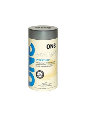 ONE Condoms ONE Vanish Hyperthin Condoms 12 Pack