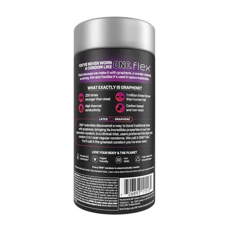 ONE Condoms ONE Flex Graphene Condoms 10 Pack
