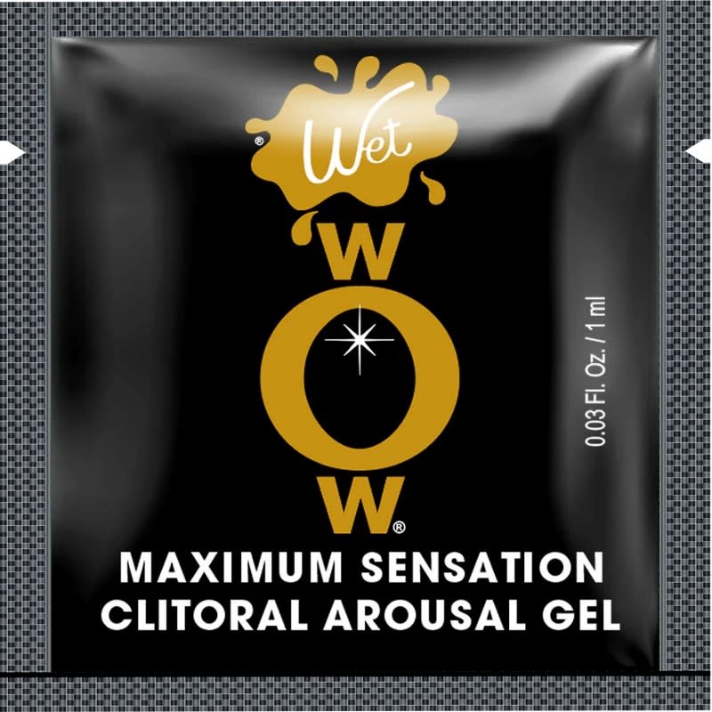 Wet Lubricants Wet Wow Max O Clit Gel Foil Pack 0.03 oz (1 ml)