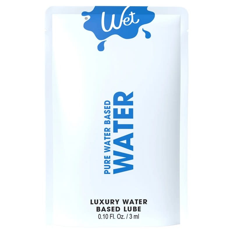 Wet Lubricants Wet Water-Based Lubricant Foil Pack 0.1 oz (3 ml)