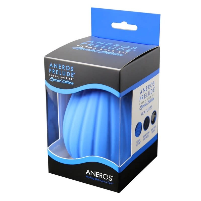 Aneros Aneros Blue Prelude Enema Bulb Kit Special Edition