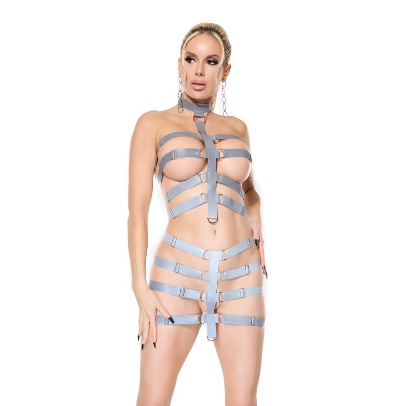 Coquette International Lingerie Circuit Breaker Reflective Harness Set