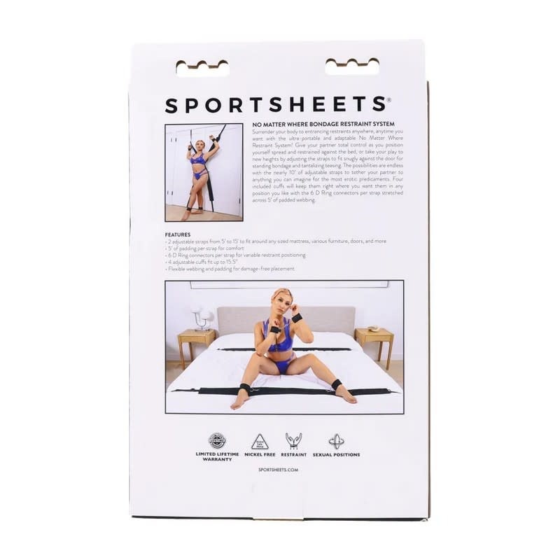 Sportsheets Sportsheets No Matter Where Bondage Restraint System