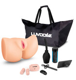 Electric Novelties Luvdollz Remote Control Spread Eagle Pussy & Ass (Ivory)