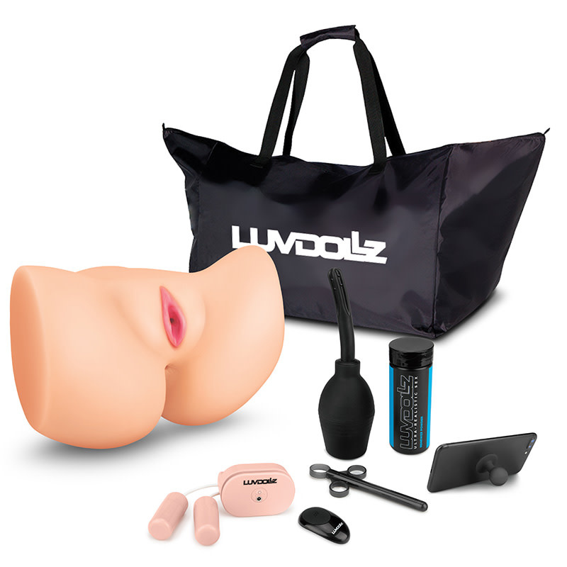 Electric Novelties Luvdollz Remote Control Spread Eagle Pussy & Ass (Ivory)