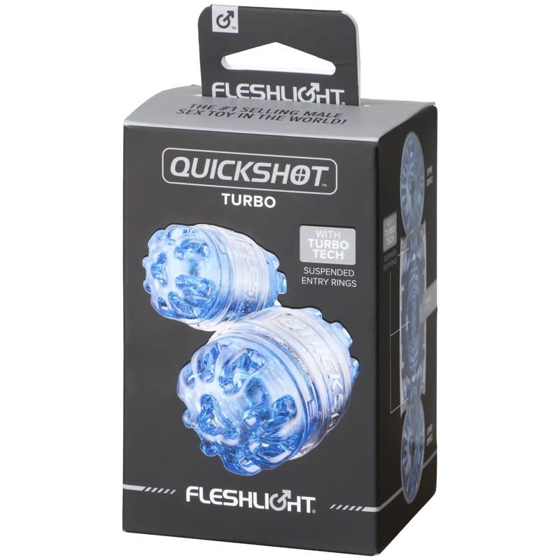 Fleshlight Products Fleshlight: Quickshot Turbo (Blue Ice)