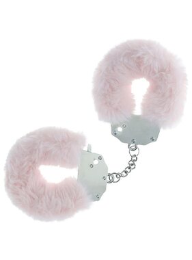Shots America Toys Ouch! Heavy Duty Fluffy Cuffs (Powder Pink)