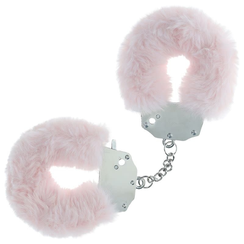 Shots America Toys Ouch! Heavy Duty Fluffy Cuffs (Powder Pink)