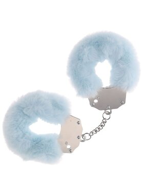 Shots America Toys Ouch! Heavy Duty Fluffy Cuffs (Powder Blue)
