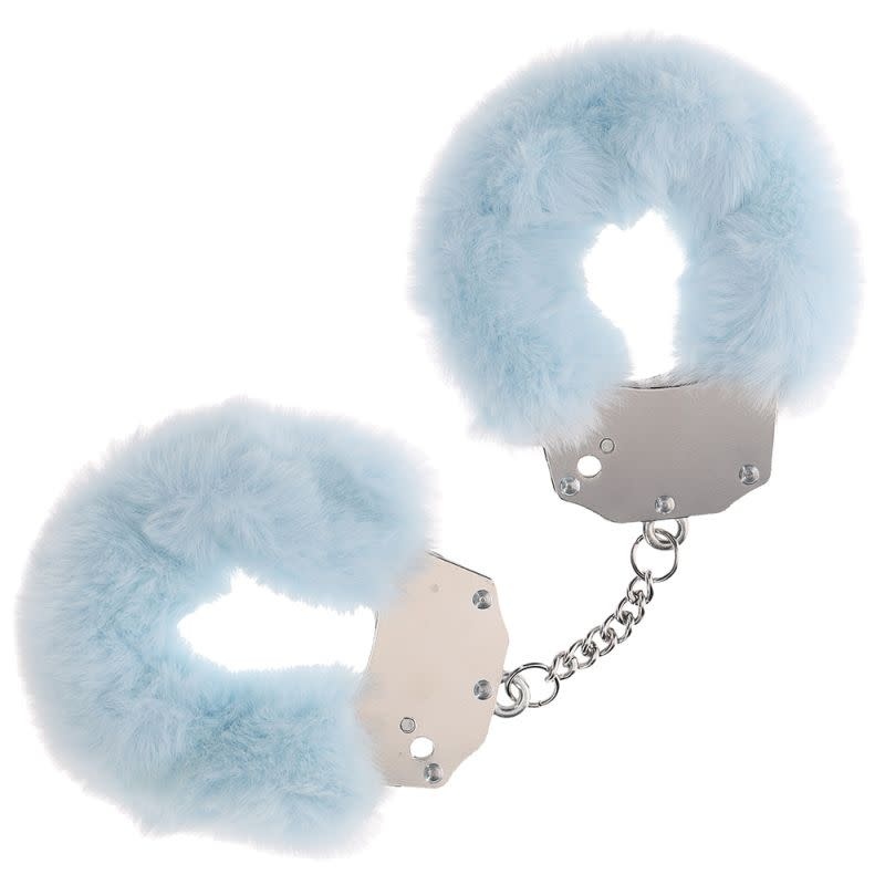 Shots America Toys Ouch! Heavy Duty Fluffy Cuffs (Powder Blue)