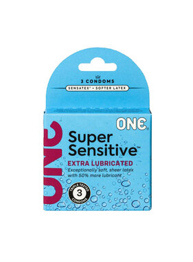 ONE Condoms ONE Super Sensitive Condoms 3 Pack