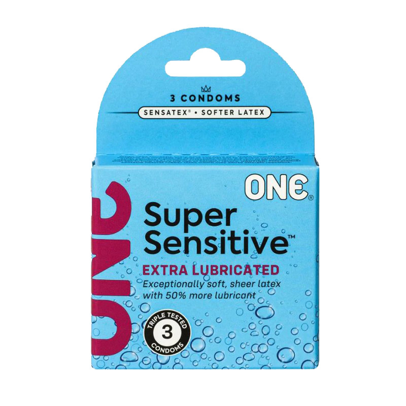 ONE Condoms ONE Super Sensitive Condoms 3 Pack