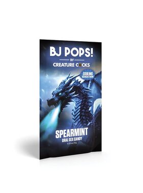 XR Brands Creature Cocks BJ Pops: Cooling Spearmint