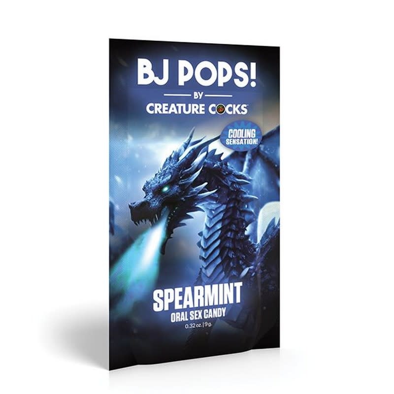 XR Brands Creature Cocks BJ Pops: Cooling Spearmint