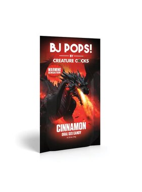 XR Brands Creature Cocks BJ Pops: Warming Cinnamon