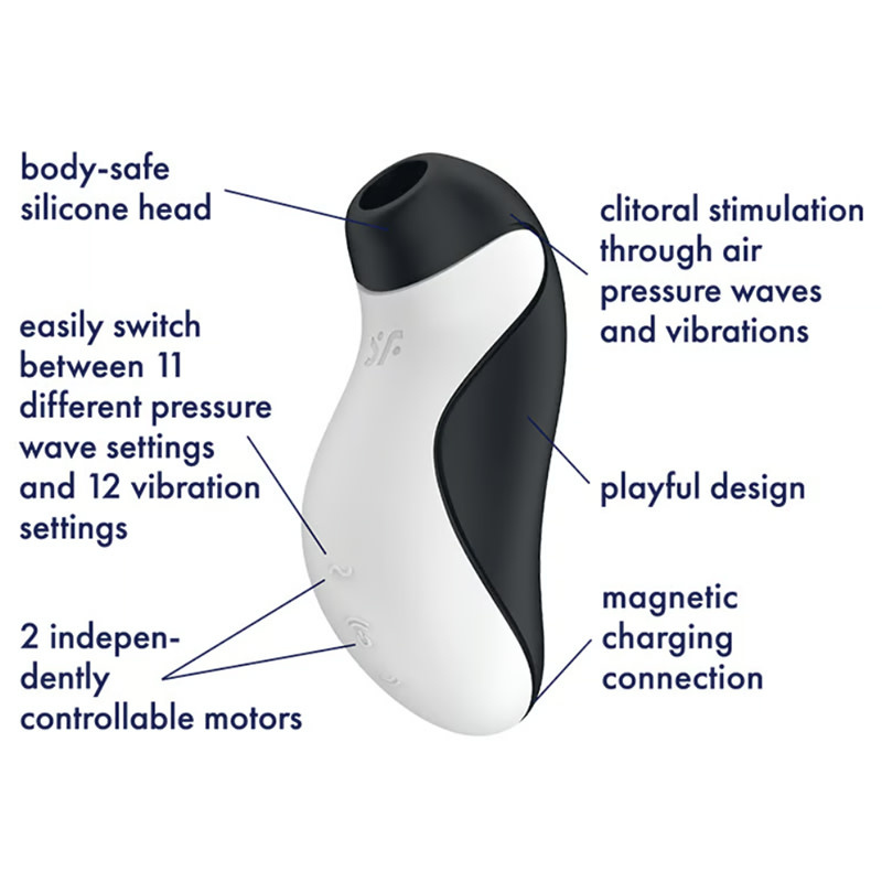 Satisfyer Satisfyer Orca Air Pulse Stimulator + Vibration
