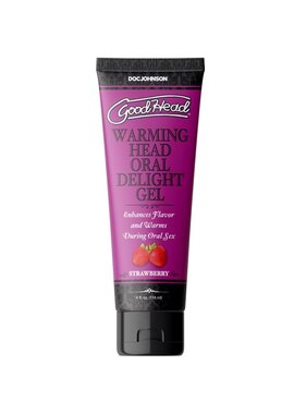 Doc Johnson Toys GoodHead Warming Oral Delight Gel 4 oz (Strawberry)