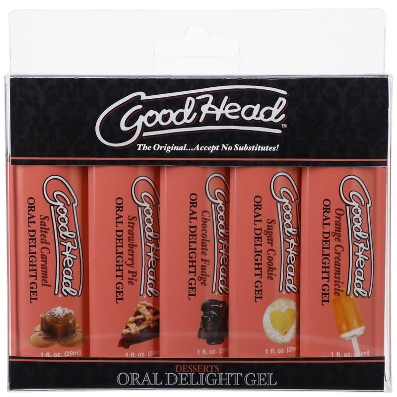 Doc Johnson Toys GoodHead Oral Delight Gel Sampler: Desserts