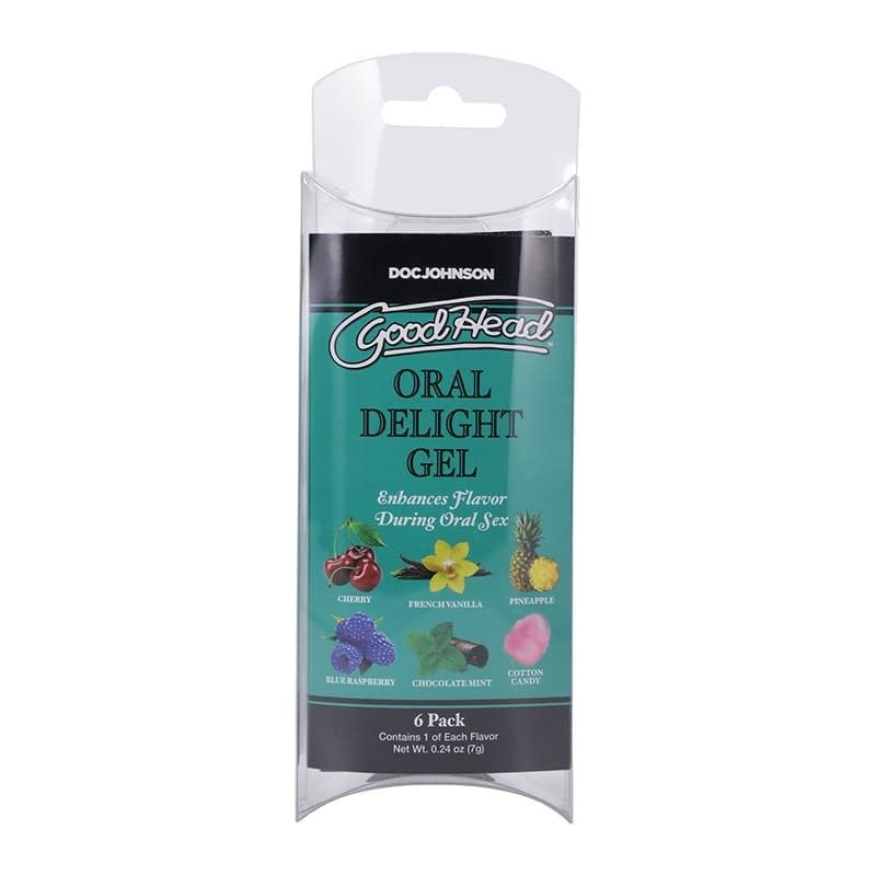 Doc Johnson Toys GoodHead Oral Delight Gel Foil Sampler: Classic