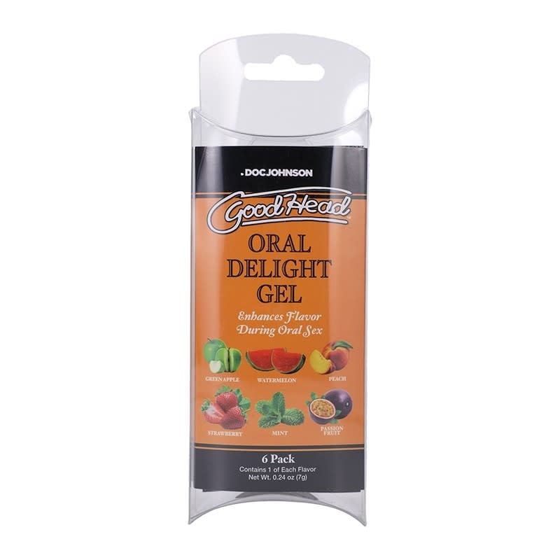 Doc Johnson Toys GoodHead Oral Delight Gel Foil Sampler: Original