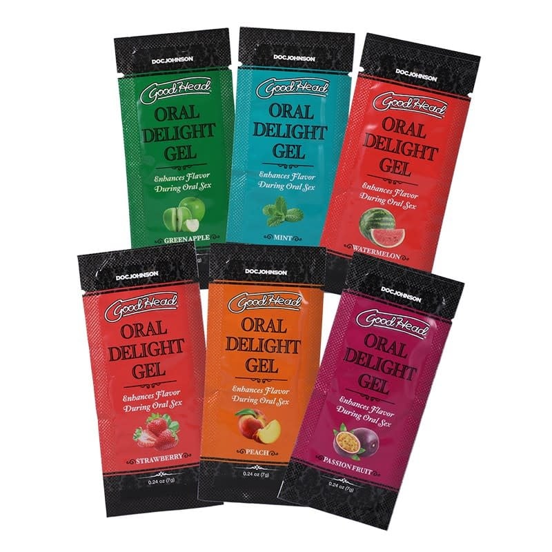 Doc Johnson Toys GoodHead Oral Delight Gel Foil Sampler: Original