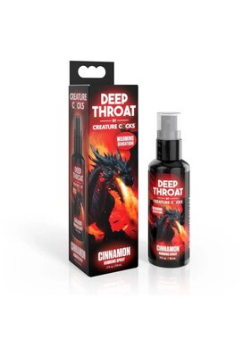 XR Brands Creature Cocks Deep Throat Numbing Spray 2 oz (Cinnamon)