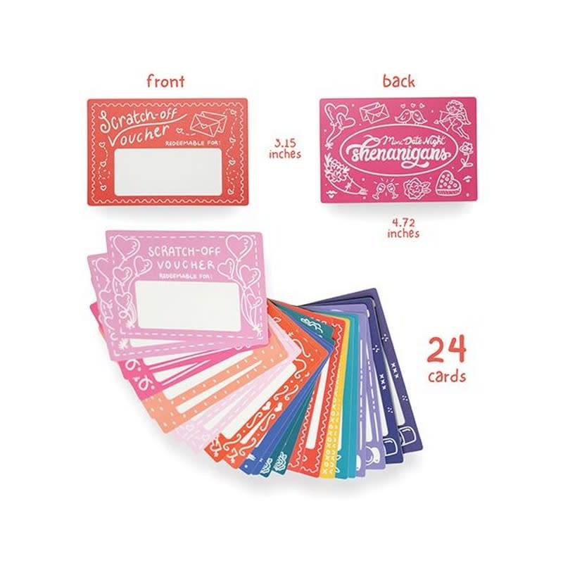 Sleazy Greetings Mini Date Night Shenanigans DIY Scratch Off Vouchers