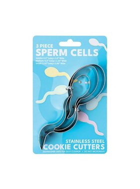 Sleazy Greetings Sperm Cookie Cutter Set