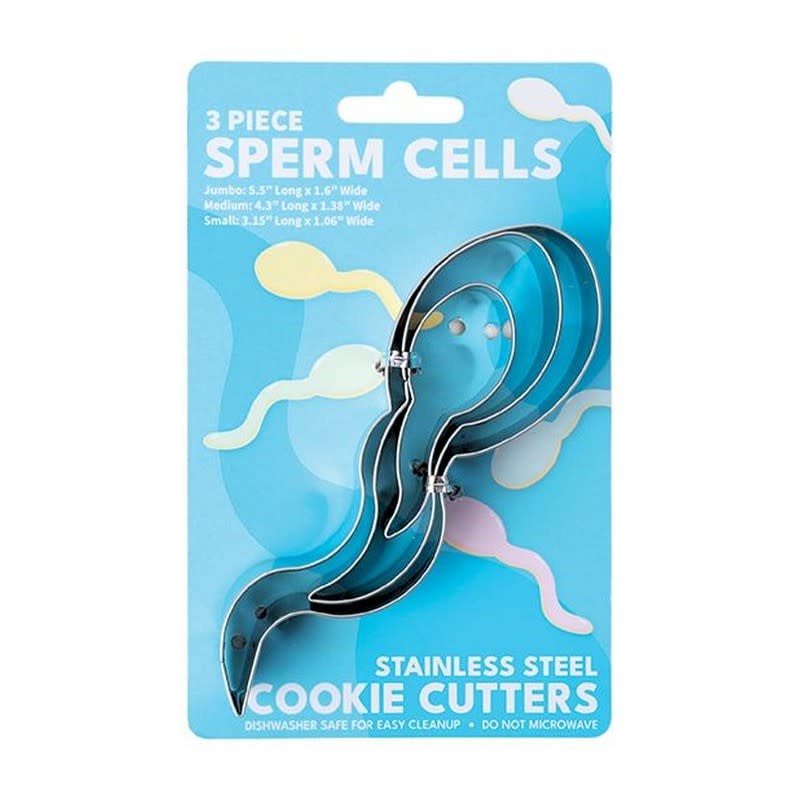 Sleazy Greetings Sperm Cookie Cutter Set