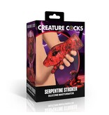 XR Brands Creature Cocks Serpentine Stroker (Red)