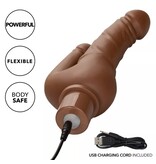 Cal Exotics Rechargeable Power Stud Over & Under Vibe (Brown)