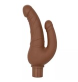 Cal Exotics Rechargeable Power Stud Over & Under Vibe (Brown)