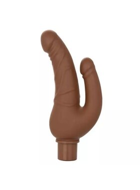 Cal Exotics Rechargeable Power Stud Over & Under Vibe (Brown)
