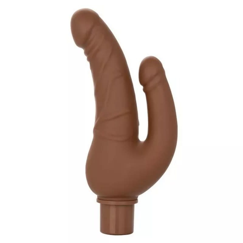 Cal Exotics Rechargeable Power Stud Over & Under Vibe (Brown)