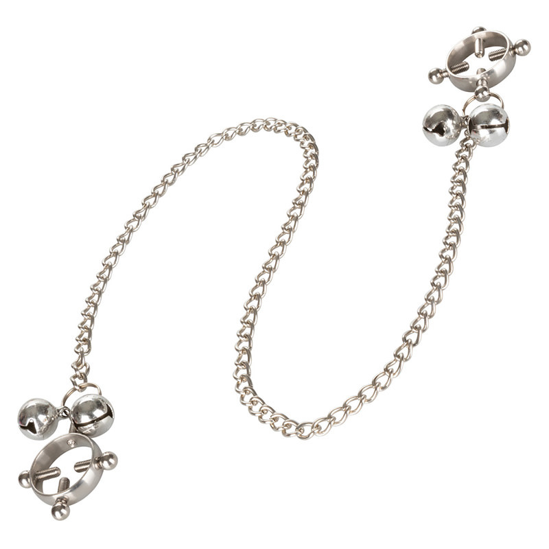 Cal Exotics Nipple Grips 4-Point Nipple Press with Bells