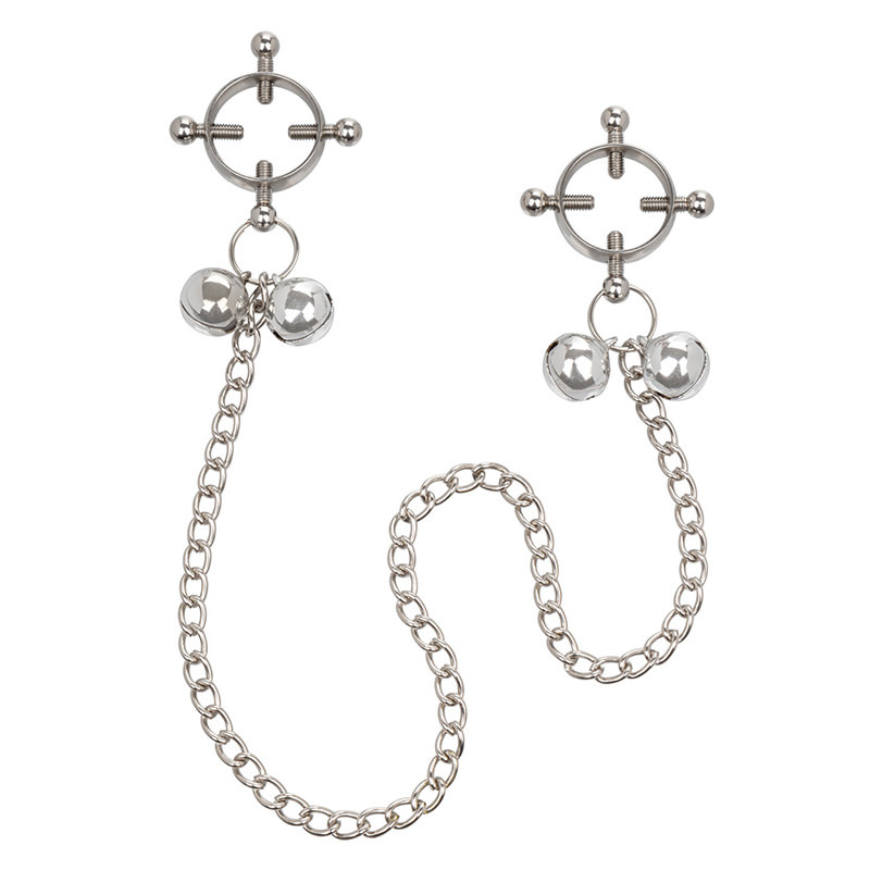 Cal Exotics Nipple Grips 4-Point Nipple Press with Bells