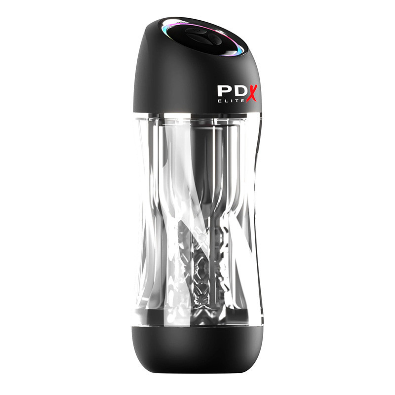 Pipedream Products PDX Elite ViewTube Pro See-Thru Vibrating Stroker
