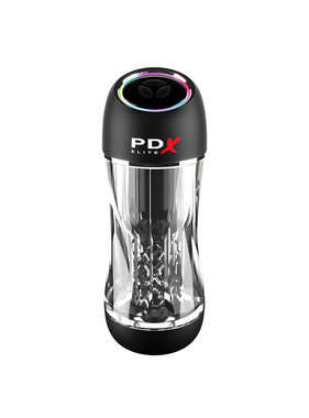 Pipedream Products PDX Elite ViewTube Pro See-Thru Vibrating Stroker