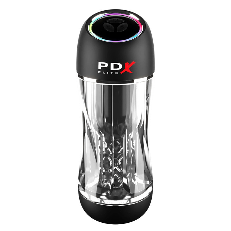 Pipedream Products PDX Elite ViewTube Pro See-Thru Vibrating Stroker