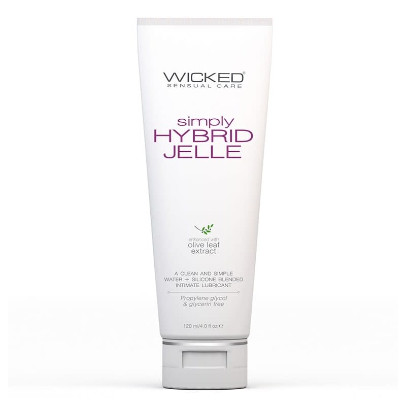 Wicked Sensual Care Simply Hybrid Jelle Lubricant 4 oz (120 ml)