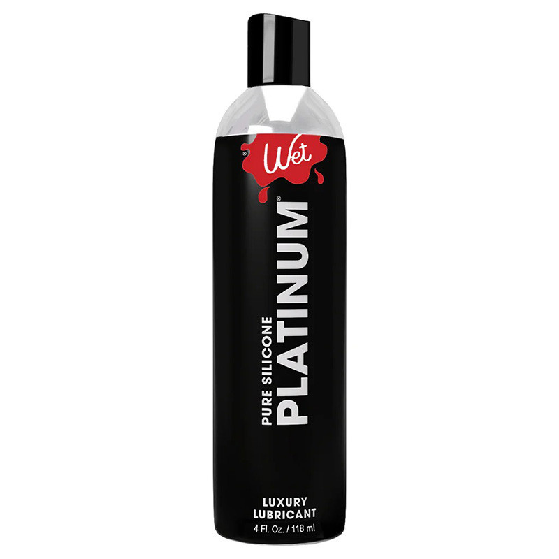 Wet Lubricants Wet Platinum Premium Silicone Lubricant 4 oz (118 ml)